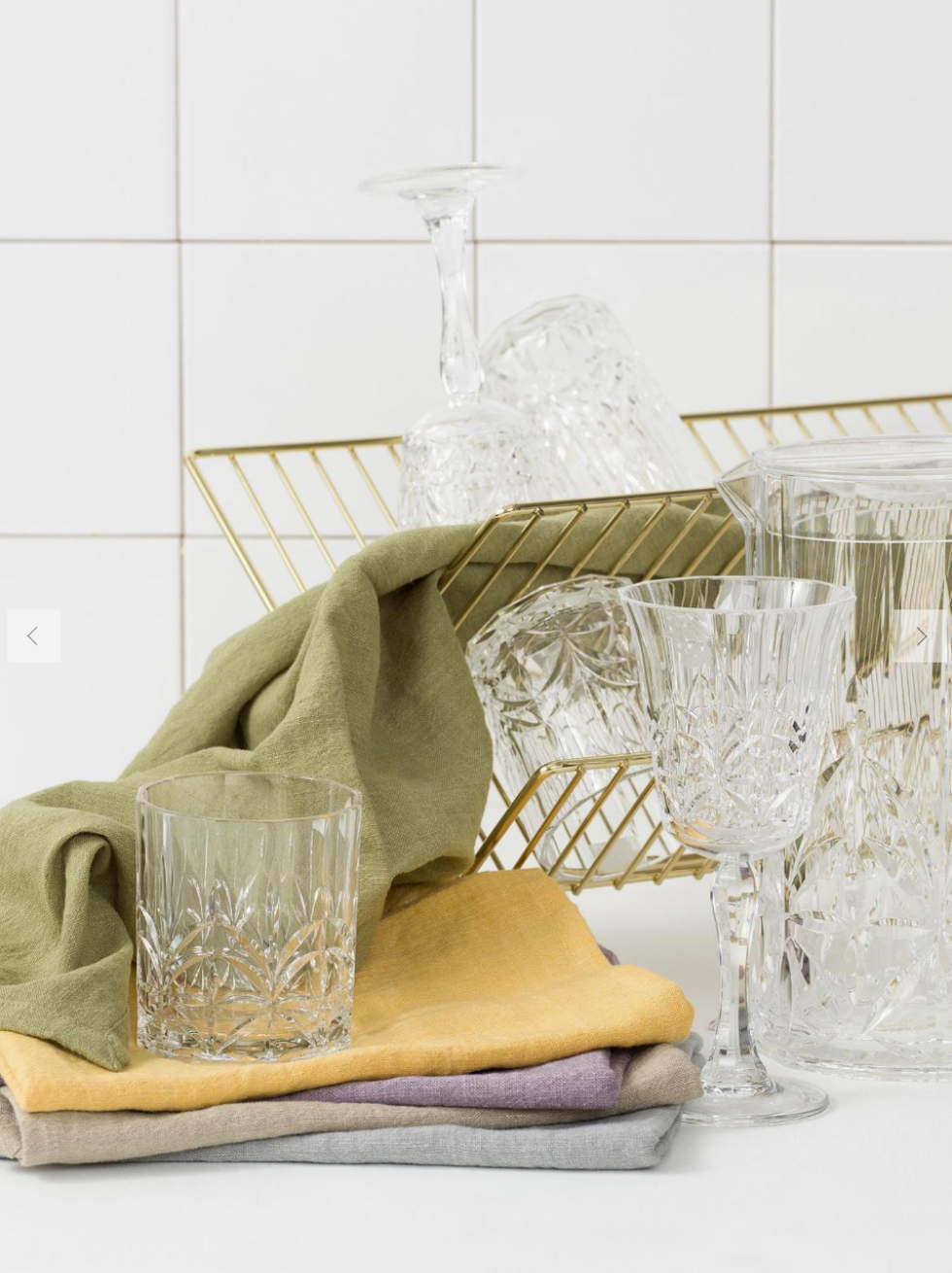brass dish rack