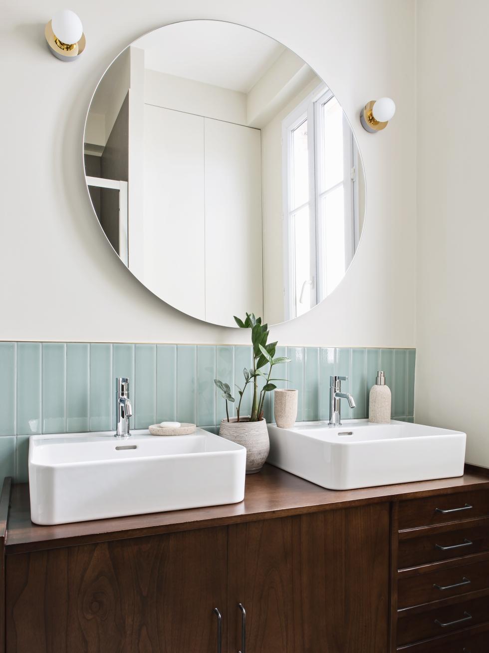 Salle de bain noyer