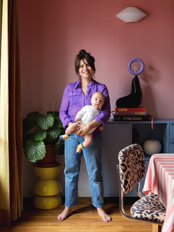 Portrait de Lisa Gachet et de son fils Lazare.