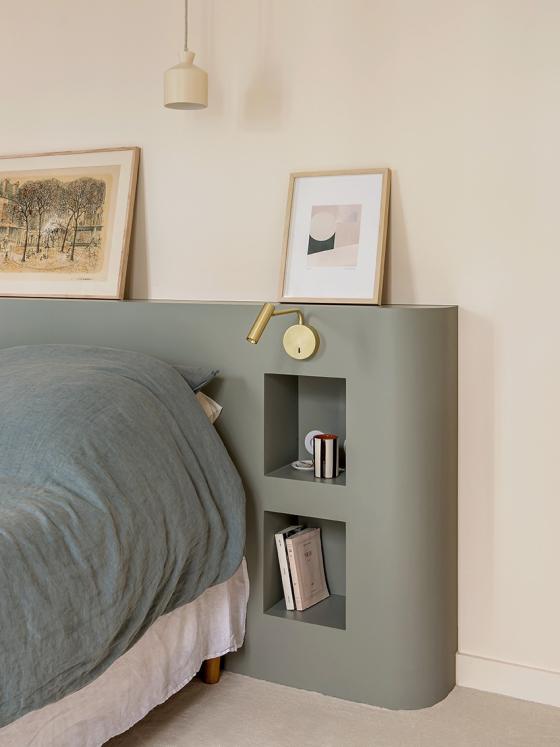 Home Tour, a duplex renovated by Cyrielle Wattinne, the parental bathroom