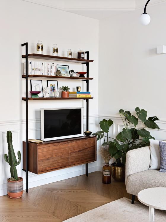 Salon retro noyer