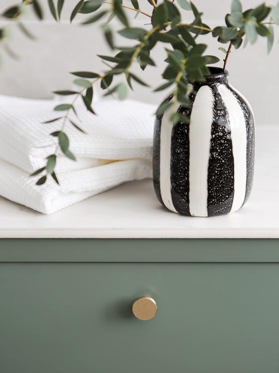 salle de bain verte