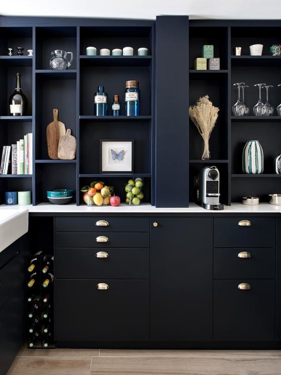 cuisine bleu nuit