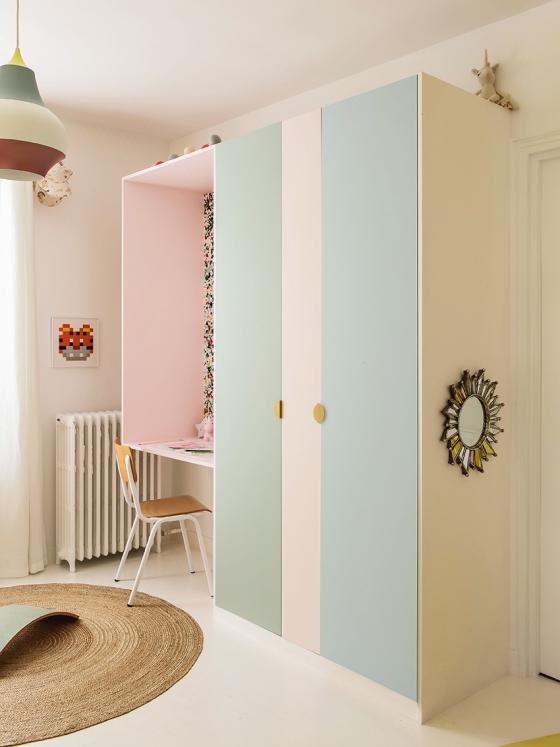 La chambre des filles de Lucie Socrate - ⓒ Hervé Goluza pour Plum Living