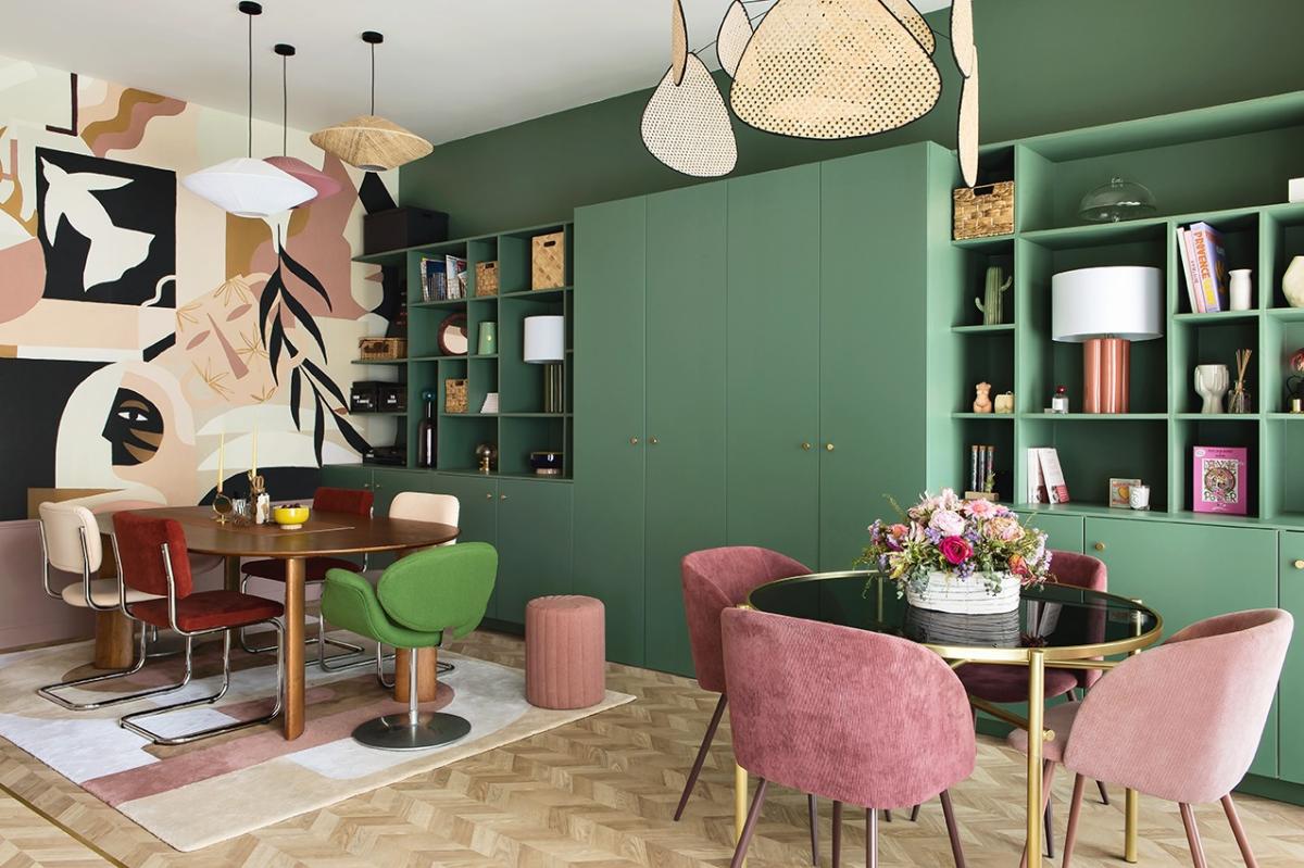 Bibliothèque Vert de gris