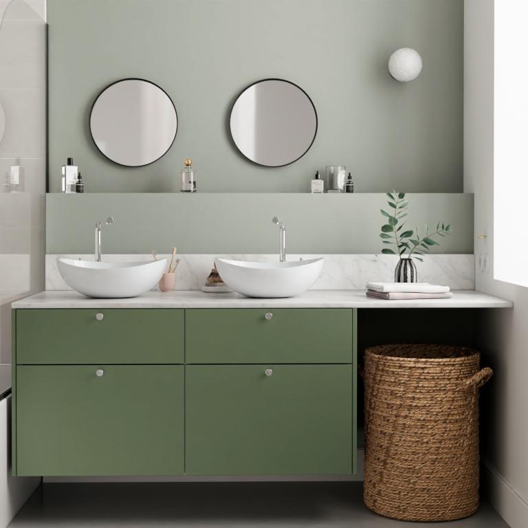 Meuble double vasque - 120cm ou plus