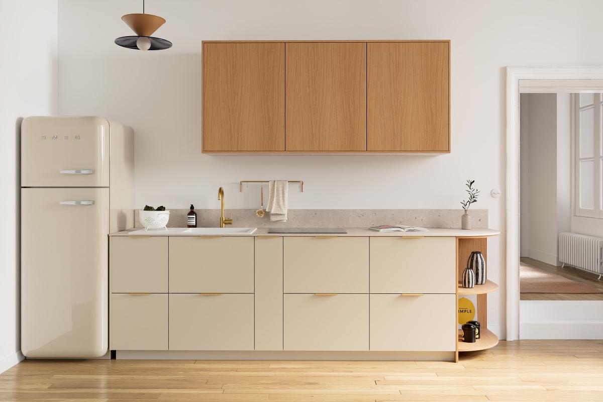 Terrazzo naturel Curved