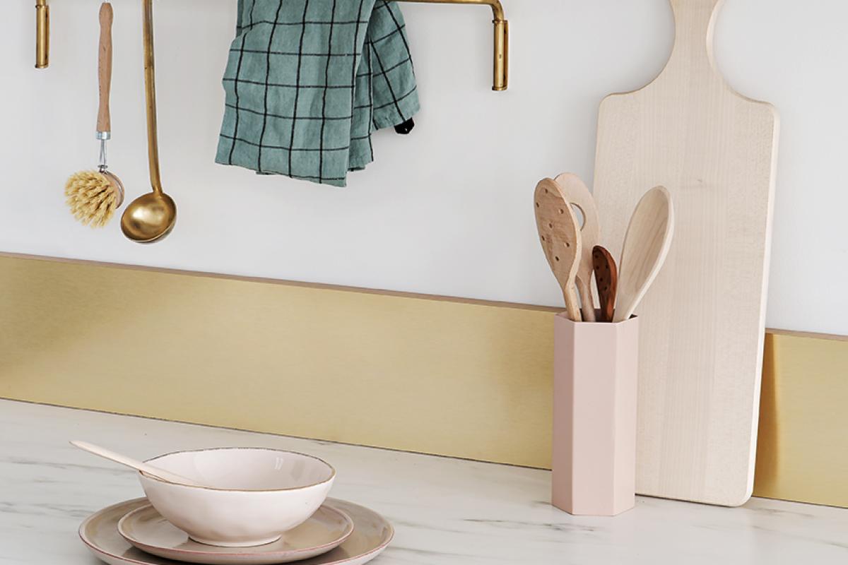 Brass Backsplash | 240x15cm