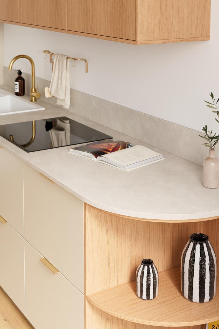 Arbeitsplatte Curved Silex
