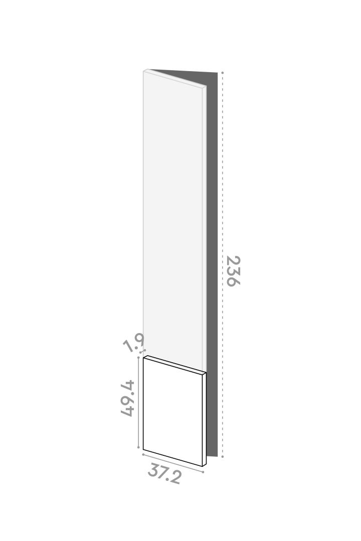 Porte 37x50cm - charnières à gauche