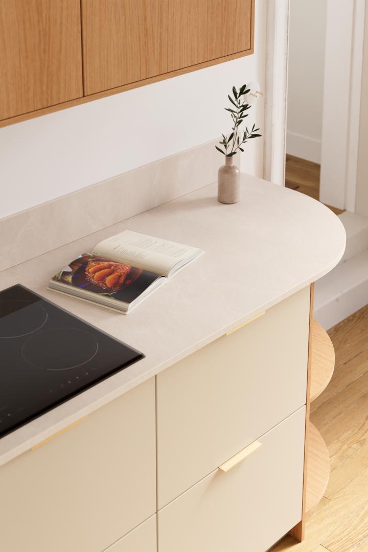 Worktop Curved Dune