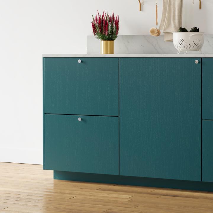 Painted oak sample