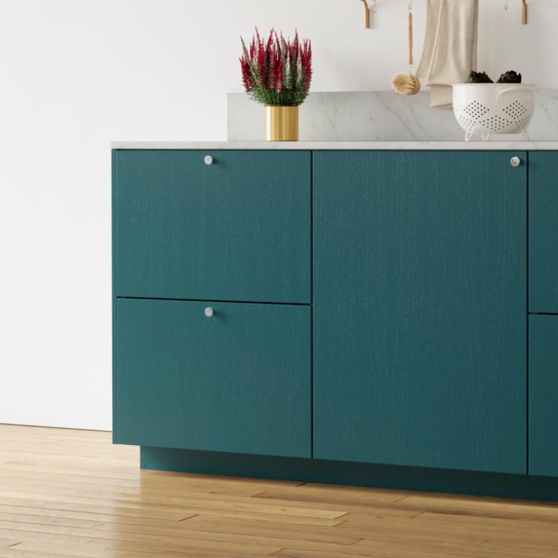 Painted oak sample