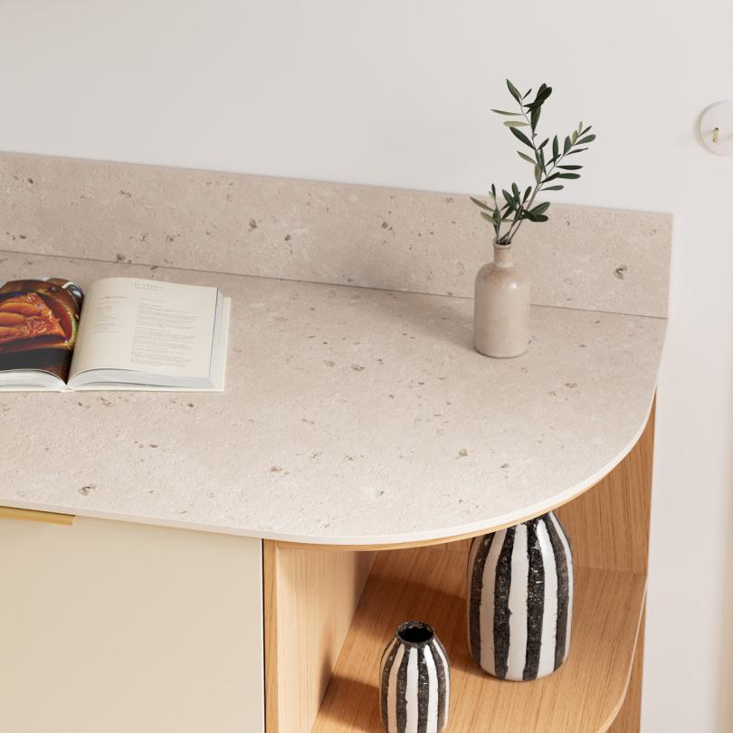 Terrazzo naturel Curved
