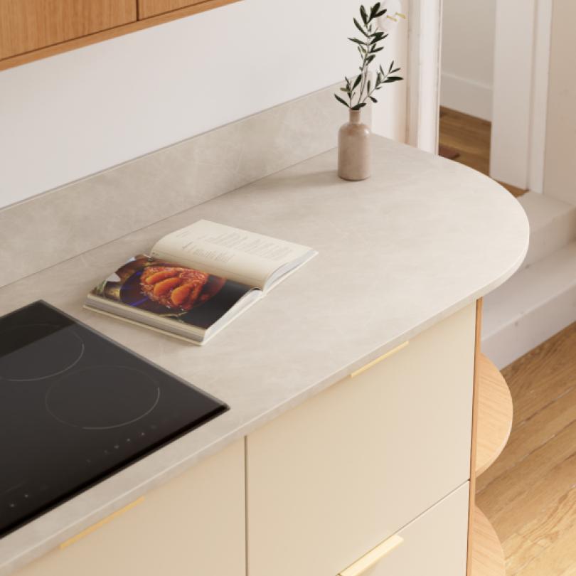 Arbeitsplatte Curved Silex