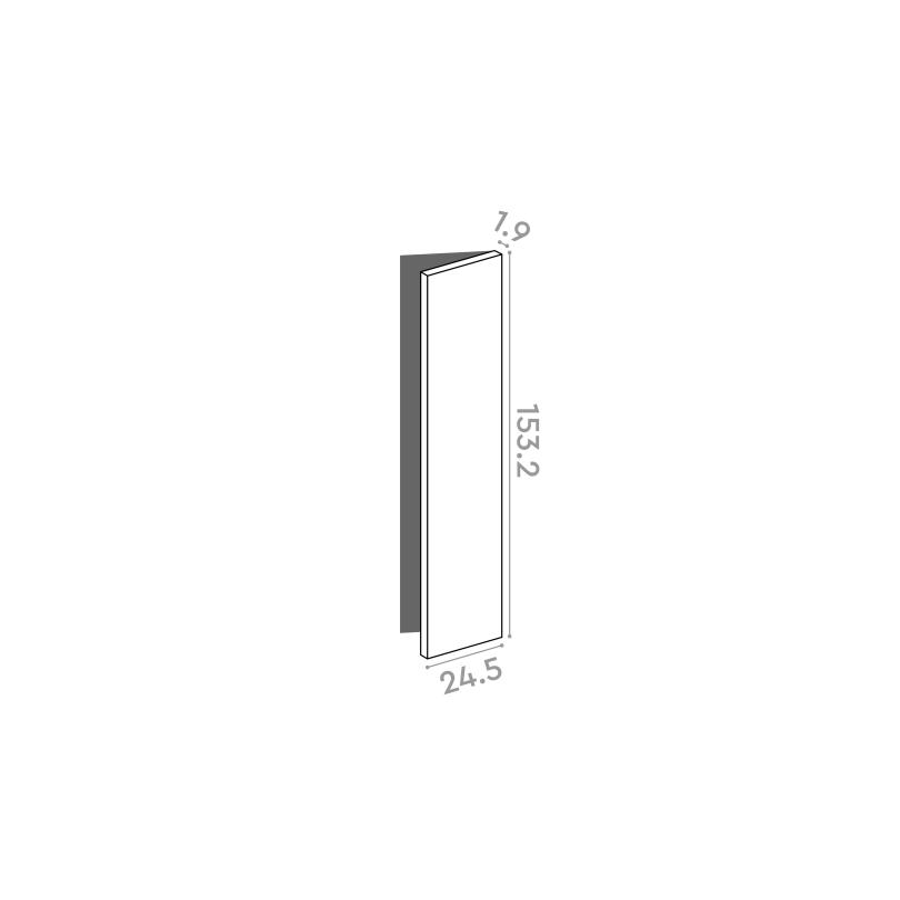 Porte 25x153cm - charnières à droite