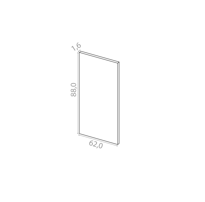 Cover panel 62x88cm