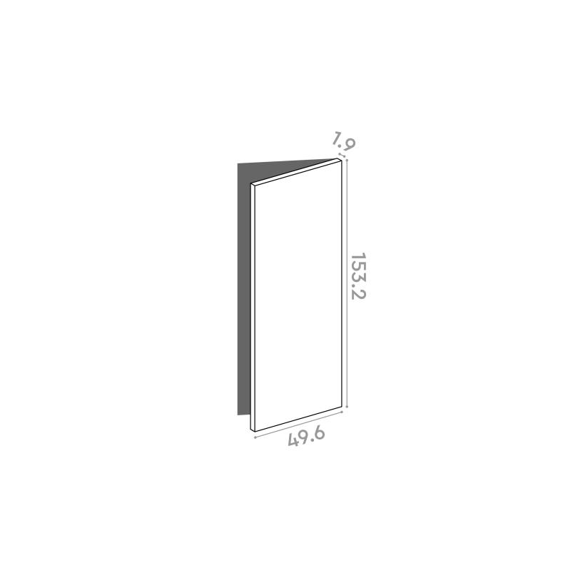 Door 50x153cm - right-hand hinges