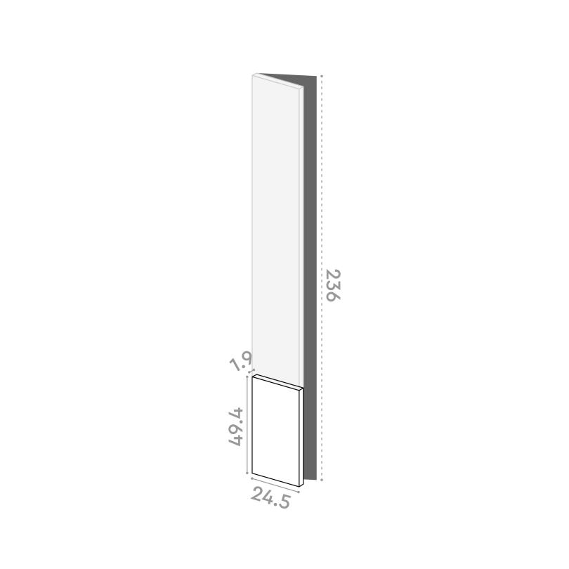 Door 25x50cm - left-hand hinges