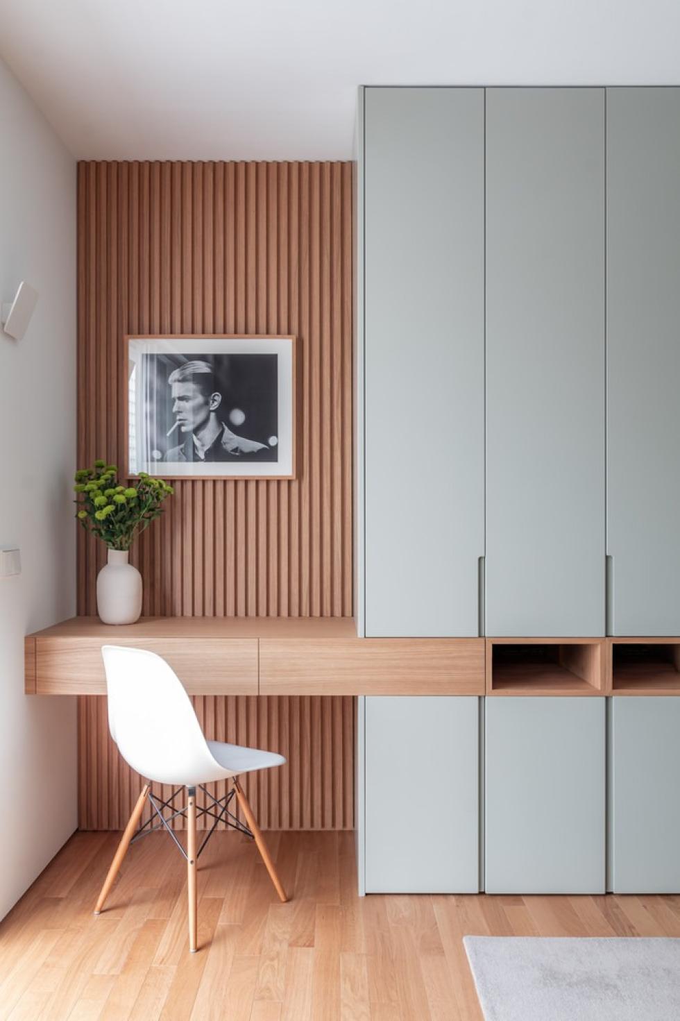 Bureau bi matière chene stone