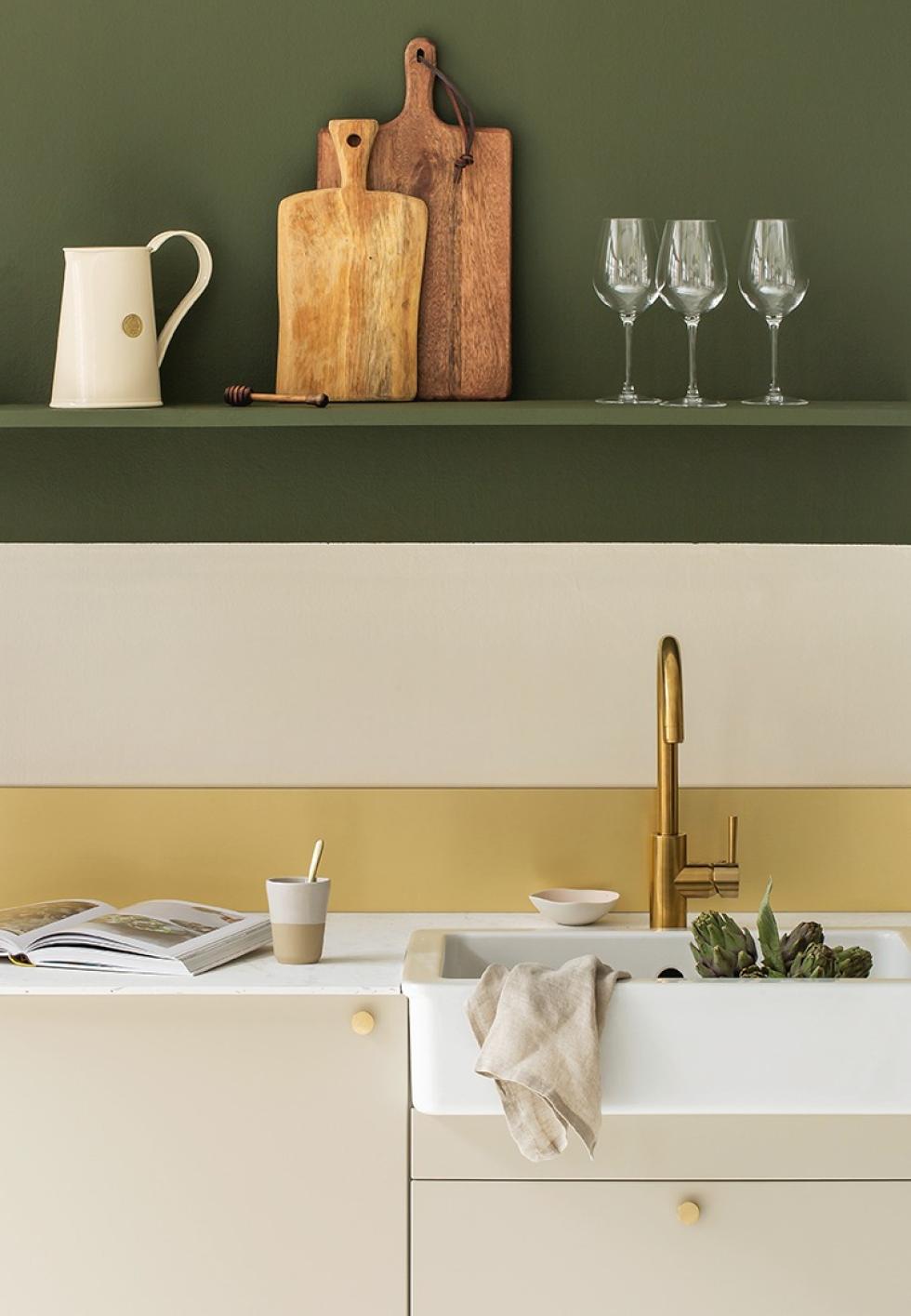 Cuisine Plum Living avec mitigeur Loop en laiton