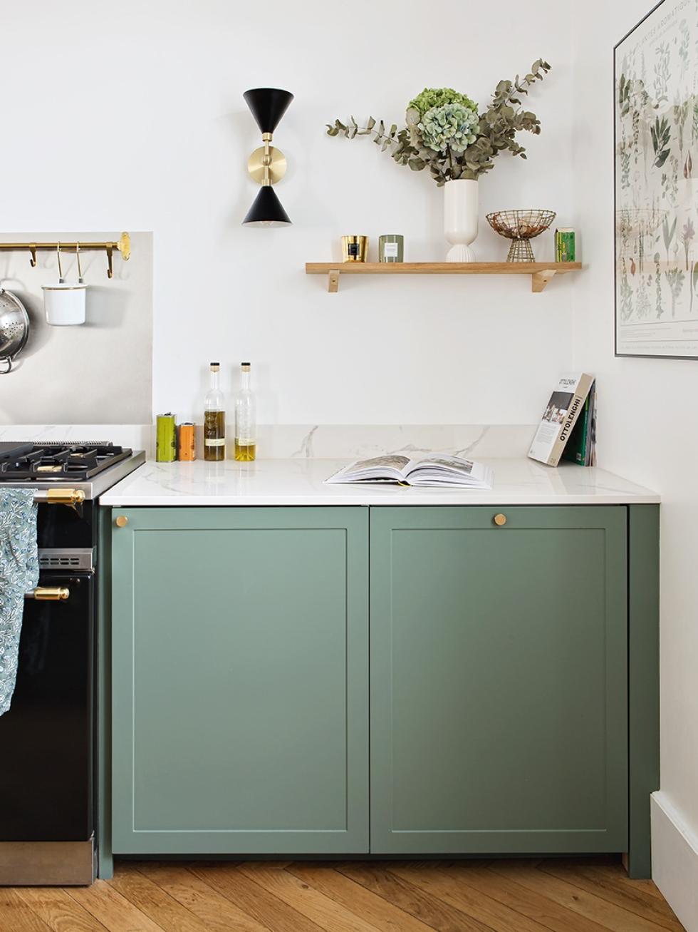 Cuisine vert de gris