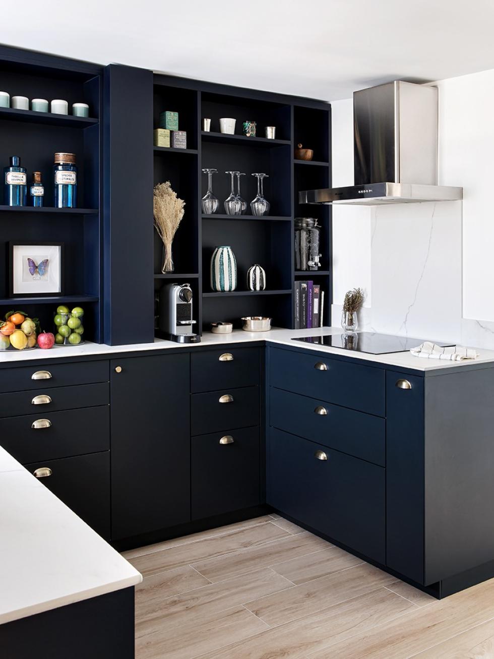 cuisine bleu nuit