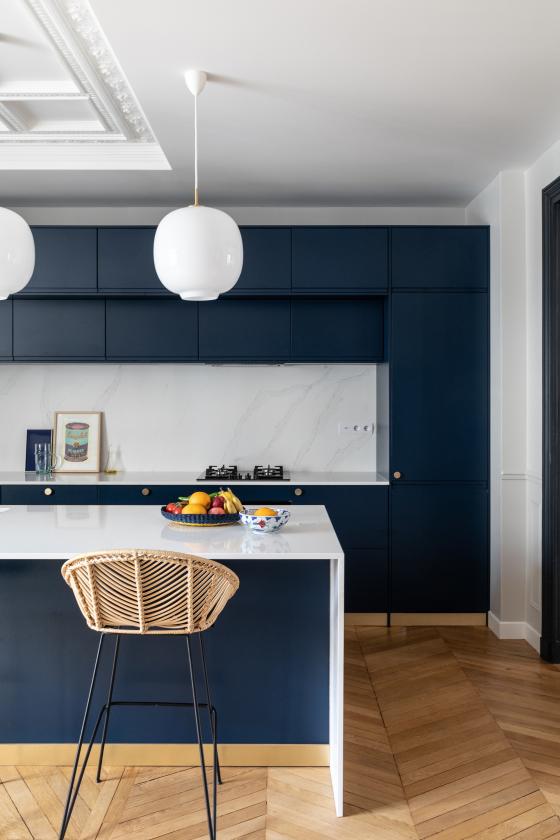 Cuisine bleu nuit