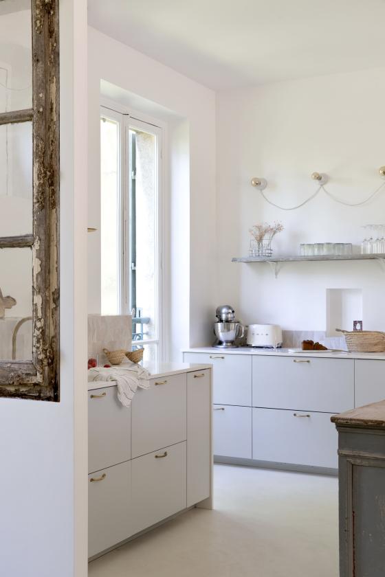 Cuisine gris clair