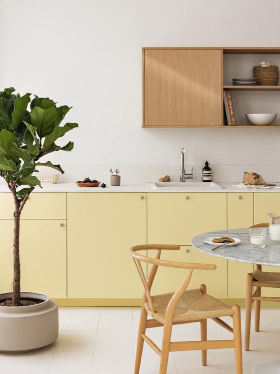 Cuisine Plum Living Lemonade et Chêne naturel