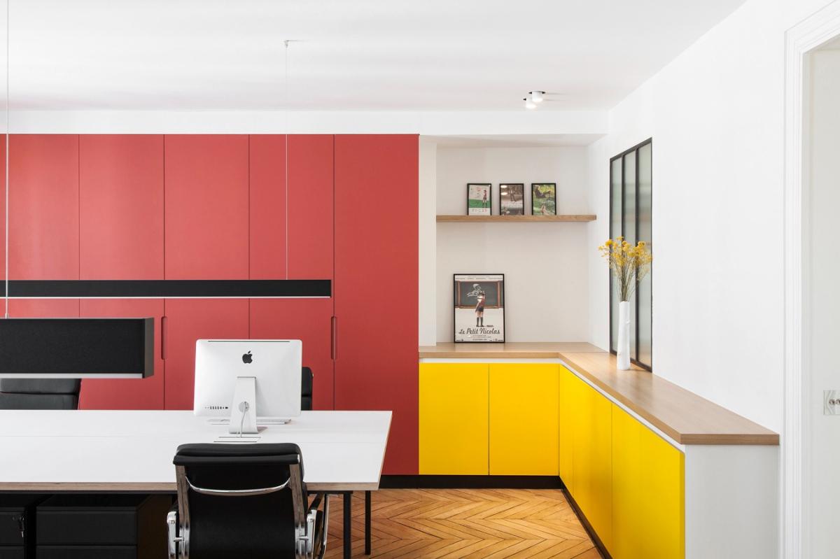 Dressing bureau terra jaune