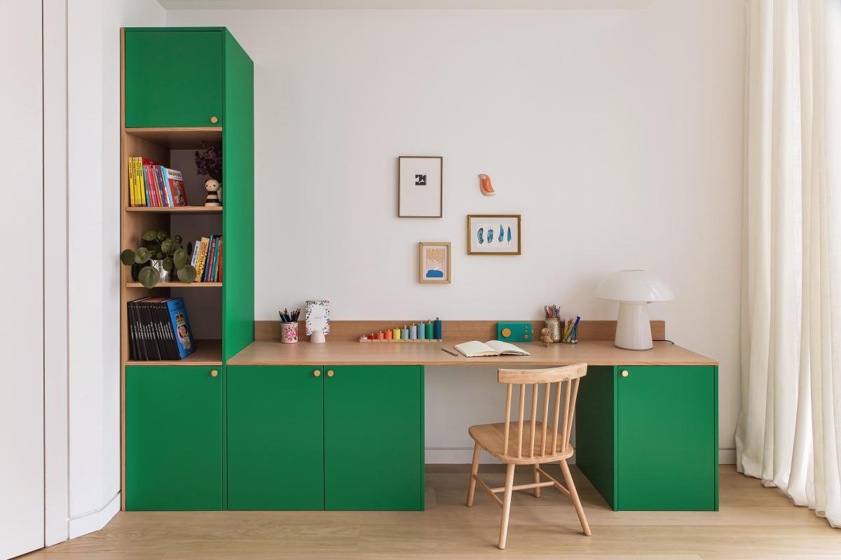 Bureau Leaf et Chêne naturel