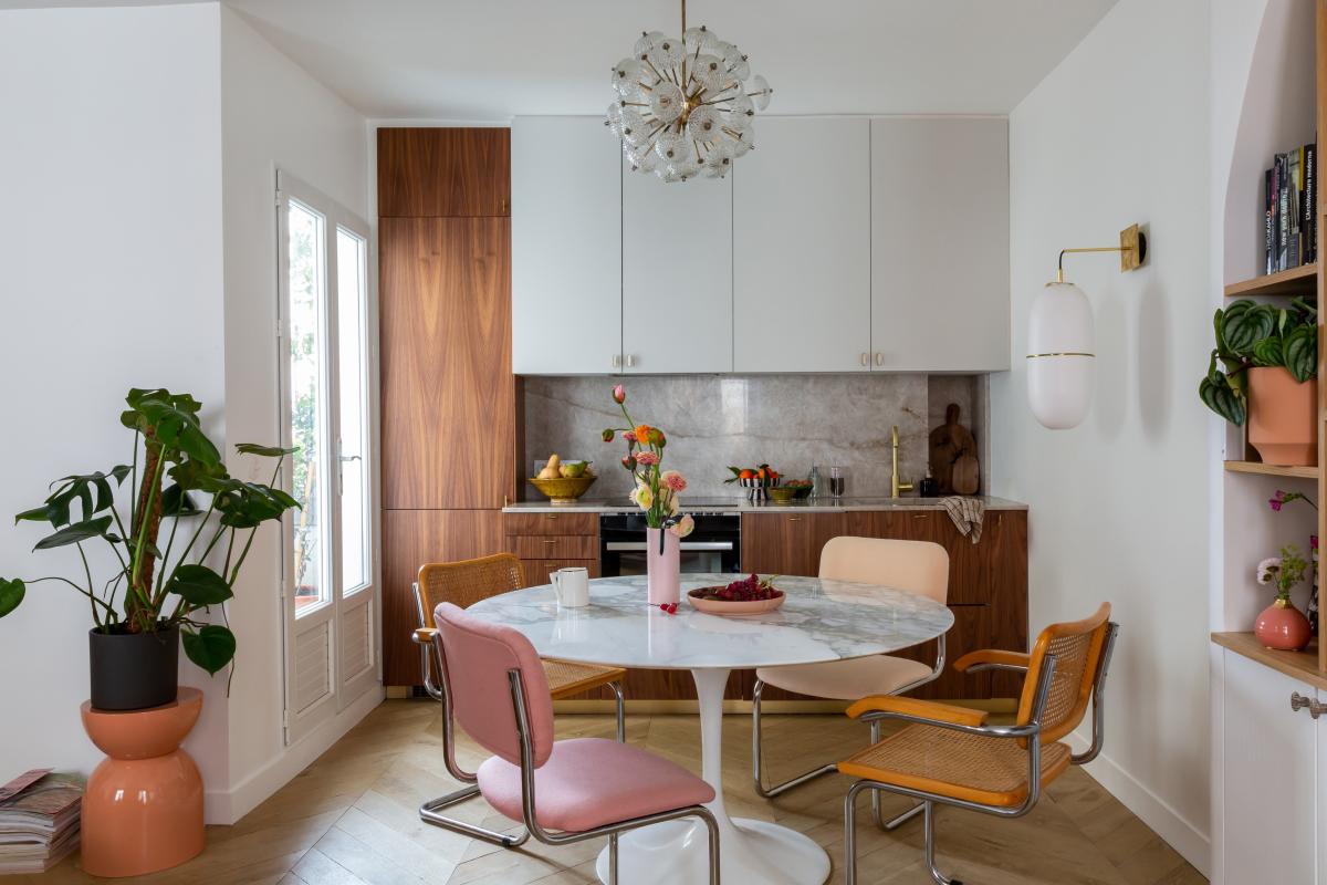 Cuisine noyer retro
